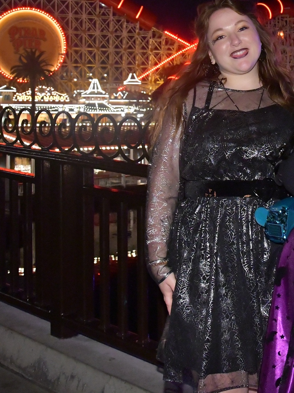 Modcloth a line 2x spider web glitter dress - Picture 4 of 4